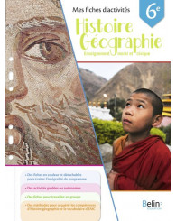 Histoire-Géographie-EMC, 6e - Mes fiches d'activités, Belin (Éd. 2021) - ISBN 9791035817749
