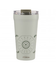 Gobelet de voyage (16oz/470ml) en acier inoxydable fuel TRUDEAU BLANC (no 04722202)