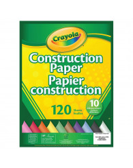 Papier construction (120f.) CRAYOLA (no 612005)
