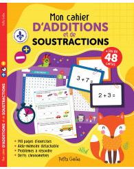 Mon cahier d'additions et de soustractions - PETITS GÉNIES