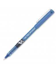 Stylo à bille roulante Hi-techpoint V5, ultra-fin BLEU (no BXV5-BE)
