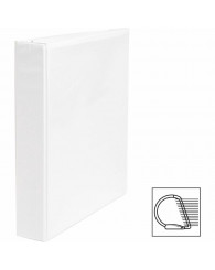 Relieur de présentation (anneaux en D) Offix/Business Source (1.5 po.) BLANC