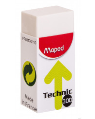 Mini gomme à effacer blanche Technic 300 MAPED (no 011301)