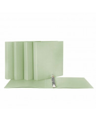 Relieur à anneaux en D EXECO (1.5 po.) BIODÉGRADABLE (no WPGR15LGN) VERT PÂLE (Jusqu'à épuisement des stocks!)