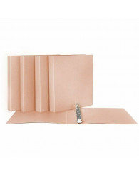 Relieur à anneaux en D EXECO (1.5 po.) BIODÉGRADABLE (no WPGR15PK) ROSE PÂLE (Jusqu'à épuisement des stocks!)