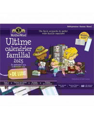 Tableau/Calendrier familial de frigo MotherWord® DELUXE (2025-2026) (18x13.5po.)/(45.7x34.2cm) français