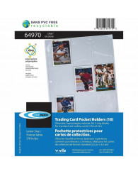 Pochettes pour cartes de collection, 9 cases (emballage de 10) - VLB (no 64970)