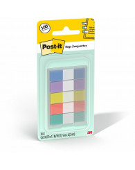 Languettes autoadhésives Post-it (emballage de 100) (5 couleurs vives) (no 683-5PASTEL)