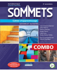 Sommets Sec. 4 (SN) COMBO: Cahier d'apprentissage version imprimée ET version numérique + act. int.- ISBN 9782765077527 (anc.code 9998202010549)
