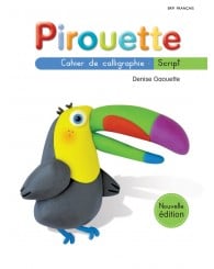 Pirouette - cahier de calligraphie SCRIPT-N.ÉD. (avec un pélican sur la couverture) (no 12440) - ISBN 9782761345712