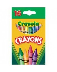Crayons de cire @16 CRAYOLA  (no 52-0016)