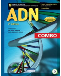 ADN ST-ATS, sec.3 - 2e édition - COMBO: Cahier d'apprentissage version imprimée ET version numérique + activités interactives - 1 an - ISBN 9782765074366