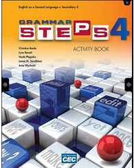 Grammar Steps - Secondary 4 - Activity Book, print version (no 211836) - ISBN 9782761737623