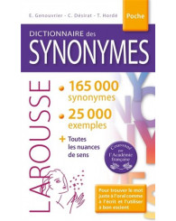 Dictionnaire des synonymes Larousse - ISBN 9782035985101
