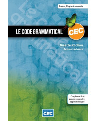 Le Code grammatical : français, 2e cycle du secondaire : manuel (no 215534) - ISBN 9782761771269