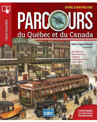 Parcours 4e secondaire - Cahier d'apprentissage, Édition révisée (incluant exercices interactifs, référentiel et ligne du temps), version papier+ Accès étudiants, Web 1 an (no 216929) - ISBN 9782761779821
