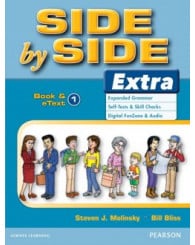 Side by Side Extra 1- Book + eText STUDENT (12-month access) - ISBN 9780132458849 (couverture bleue pâle)