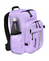 Sac à dos LAVOIE - Chic Choc (24 litres) LILAS (avec poche pour la gourde d'eau)