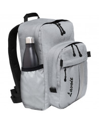 Sac à dos LAVOIE - Chic Choc (24 litres) PLATINE (avec poche pour la gourde d'eau)