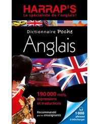 Dictionnaire Harraps format de POCHE (Français-Anglais / Anglais-Français) - ISBN 9782818708767