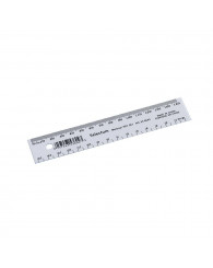 Petite règle transparente claire SELECTUM (15 cm) métrique (no 53-604C)