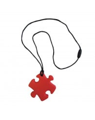 Machouille - pendentif CASSE-TÊTE (rouge) 
