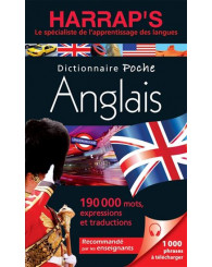 Dictionnaire Harraps format de POCHE (Français-Anglais / Anglais-Français) - ISBN 9782818709733