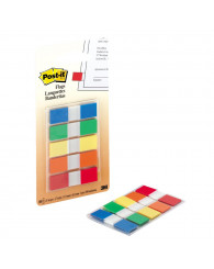 Languettes autoadhésives Post-it (emballage de 100) (5 couleurs standards) (no 683-5CF)