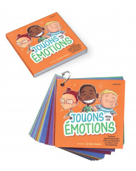 Cartons JOUONS AVEC LES ÉMOTIONS : 27 cartons psychoéducatifs pour comprendre et mieux vivre les émotions - ISBN 9782925213413