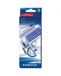Ensemble de géométrie 10 pièces STAEDTLER Xcellence (no 55710BN)