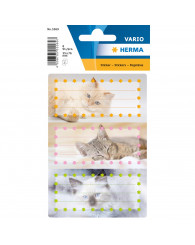 Étiquettes d'identification autocollantes @6 (Chats étincelants) HERMA (no H5569)