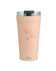 Gobelet de voyage (16oz/470ml) en acier inoxydable fuel TRUDEAU ROSE (no 04722204) (Disponible bientôt!)