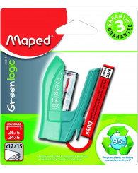 Mini-agrafeuse Green Logic Maped - coul. ass. (no 353010)