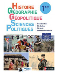 Histoire, Géographie, Géopolitique, Sciences politiques 1re - ISBN 9782091728766