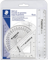 Ensemble de géométrie 4 morceaux STAEDTLER (no 569WP4)