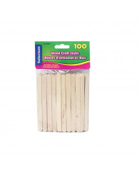 Bâtonnets en bois naturel artisanat (popsicle) SELECTUM (no SL54951)
