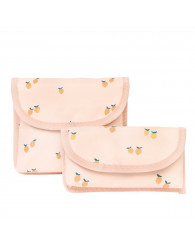 Pochette à collation et sandwich (ens. de 2) EXECO - PÊCHE  (no EX23500BI) (Jusqu'à épuisement des stocks!)