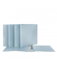 Relieur à anneaux en D EXECO (1.5 po.) BIODÉGRADABLE (no WPGR15LBE) BLEU PÂLE (Jusqu'à épuisement des stocks!)