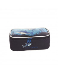 Étui à crayons RECTANGULAIRE, 1 fermeture éclair, 1 compartiment Louis Garneau (REQUINS) 