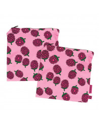 Pochette à collation (ens. de 2) EXECO - FRAMBOISES (no EX26501RB)