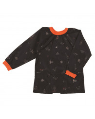 Tablier de bricolage (5-9 ans) nanö (COUNTRY) noir et orange