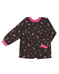 Tablier de bricolage (5-9 ans) nanö (COUNTRY) noir et rose