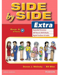 Side by Side Extra 2- Book + eText STUDENT (12-month access) - ISBN 9780132458856 (couverture rouge)