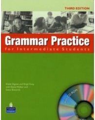Grammar Practice Intermediate, student book, 3rd edition, with CD, without answers, Longman - ISBN 9781405852999