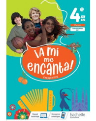 A mi me encanta! 4e, A1/A2, espagnol LV2, livre de l'élève, Hachette 2021 - ISBN 9782017030454