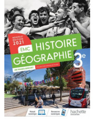Histoire - Géographie EMC 3e - Livre élève - Ed. 2021 - ISBN 9782017066835