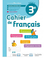 Cahier de Français 3e - cycle 4 - cahier d'activités - Ed. 2022 - ISBN 9782017066927