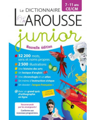 Dictionnaire Larousse Junior, 7-11 ans (couverture rigide) - ISBN 9782036019416