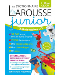 Dictionnaire Larousse Junior 7-11 ans (couverture rigide) - (anc.code 9782036068544///9782036068568) - ISBN 9782036068735