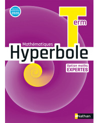 Hyperbole Mathématiques Terminale - Option Maths Expertes - Édition 2020 Livre de l'élève - ISBN 9782091728933